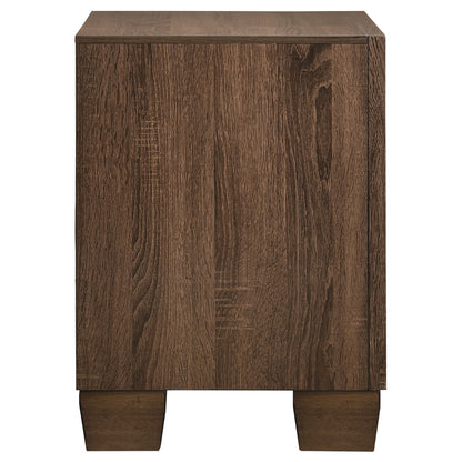 Brandon 2-drawer Nightstand Warm Brown