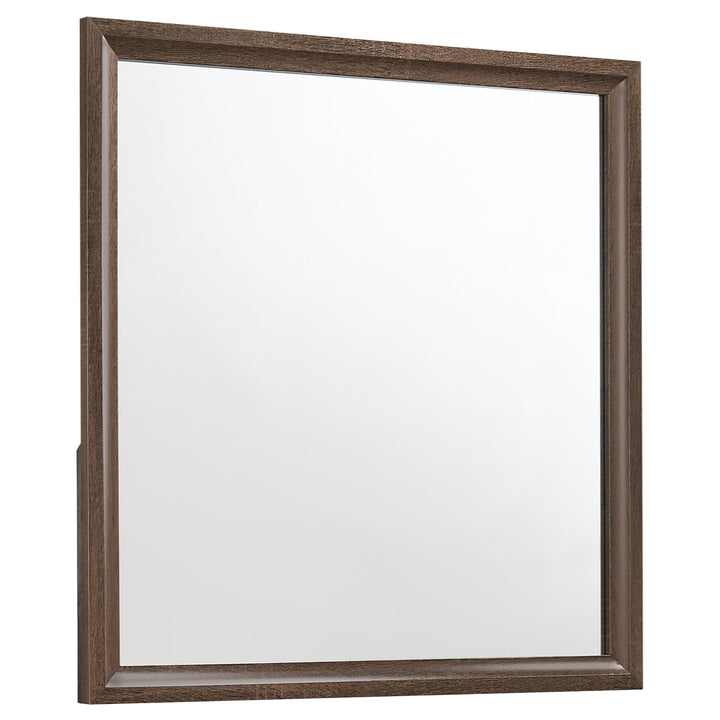 Brandon Dresser Mirror Warm Brown