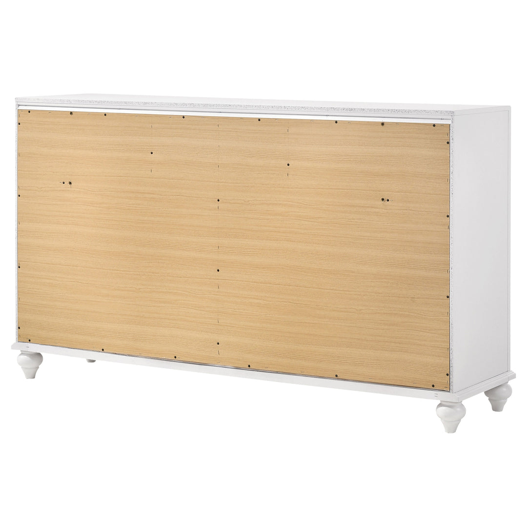 Barzini 7-drawer Dresser White