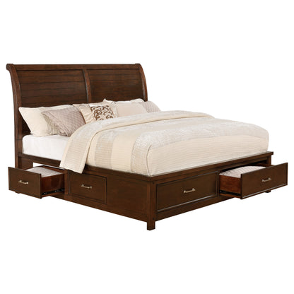 Barstow Queen Storage Bed Pinot Noir