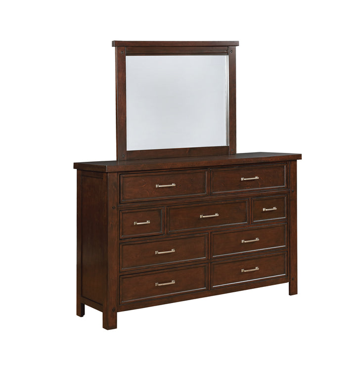 Barstow 9-drawer Dresser Pinot Noir