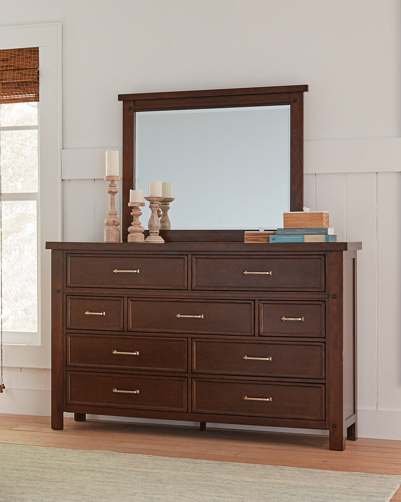 Barstow 9-drawer Dresser Pinot Noir