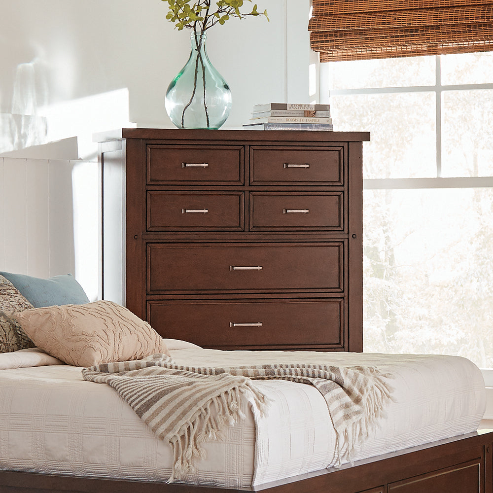 Barstow 8-drawer Rectangular Chest Pinot Noir