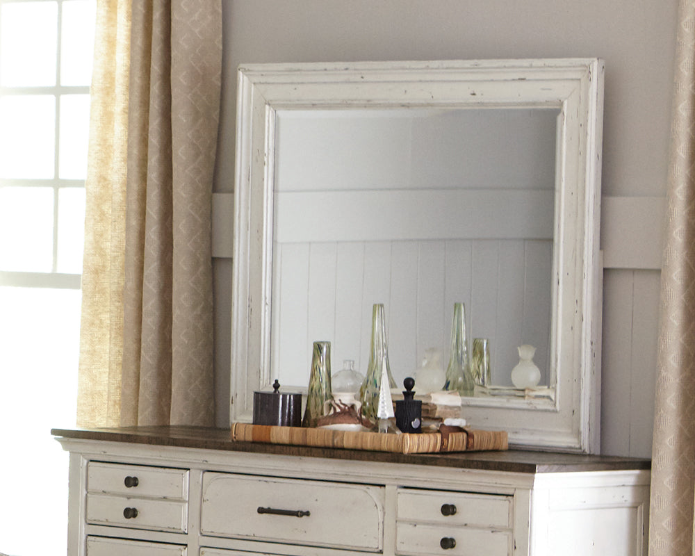 Celeste Dresser Mirror Vintage White