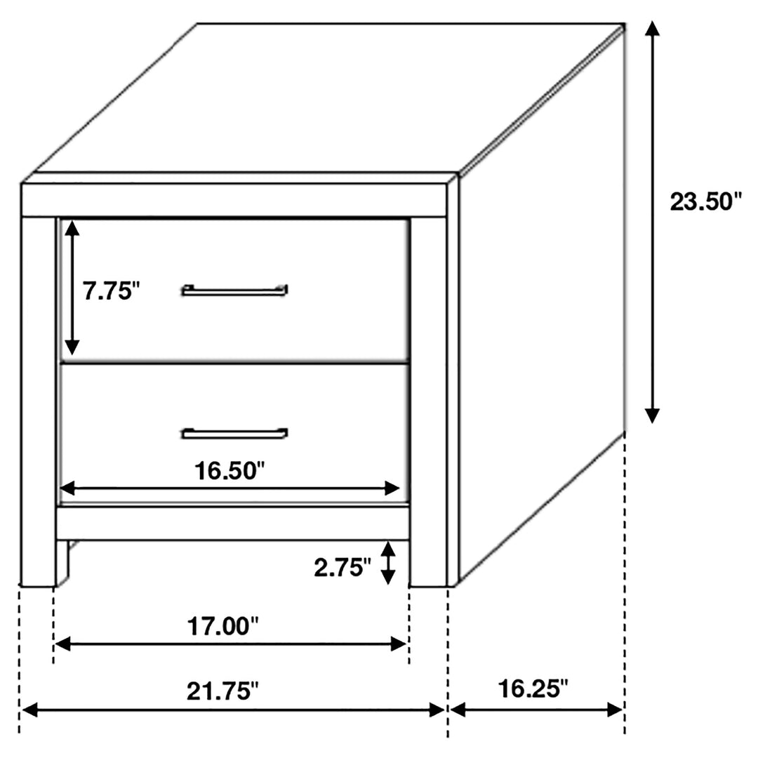 Brantford 5-piece Eastern King Bedroom Set Barrel Oak