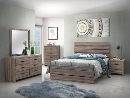 Brantford 5-piece Eastern King Bedroom Set Barrel Oak