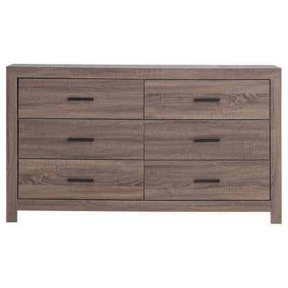 Brantford 6-drawer Dresser Barrel Oak