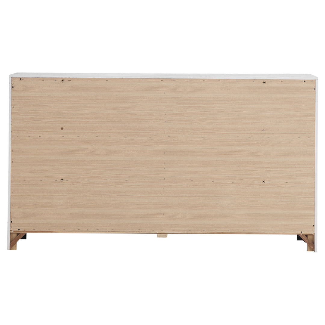 Brantford 6-drawer Dresser Coastal White