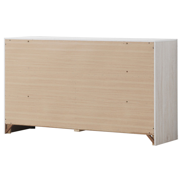 Brantford 6-drawer Dresser Coastal White