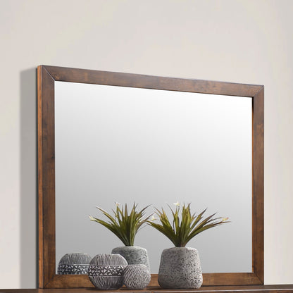 Genevieve Dresser Mirror Dark Brown