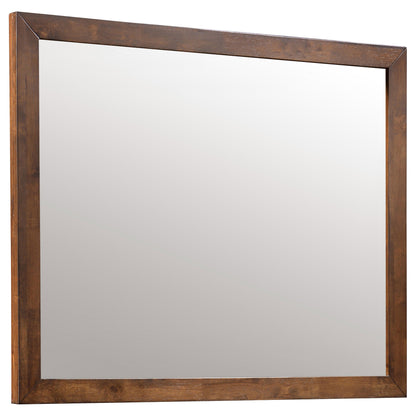 Genevieve Dresser Mirror Dark Brown