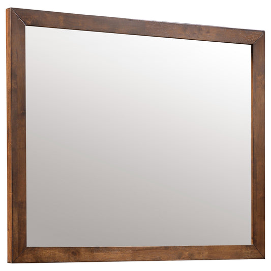 Genevieve Dresser Mirror Dark Brown