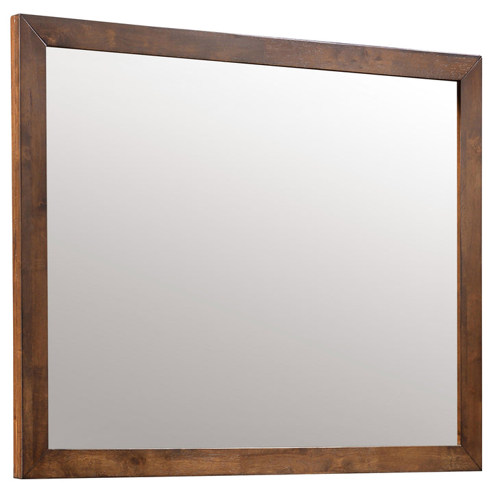 Genevieve Dresser Mirror Dark Brown