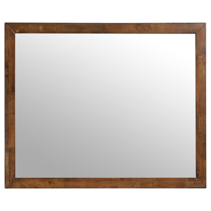 Genevieve Dresser Mirror Dark Brown