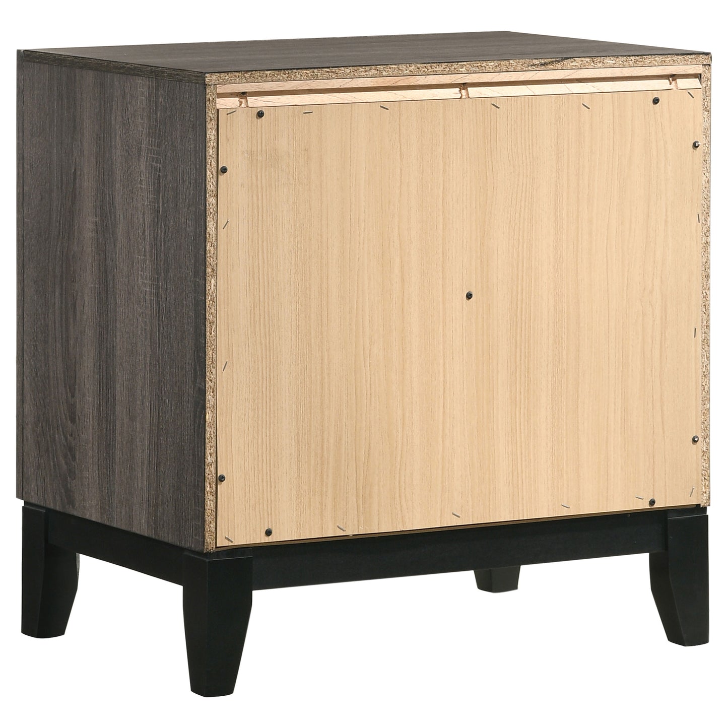 Watson 2-drawer Nightstand Grey Oak