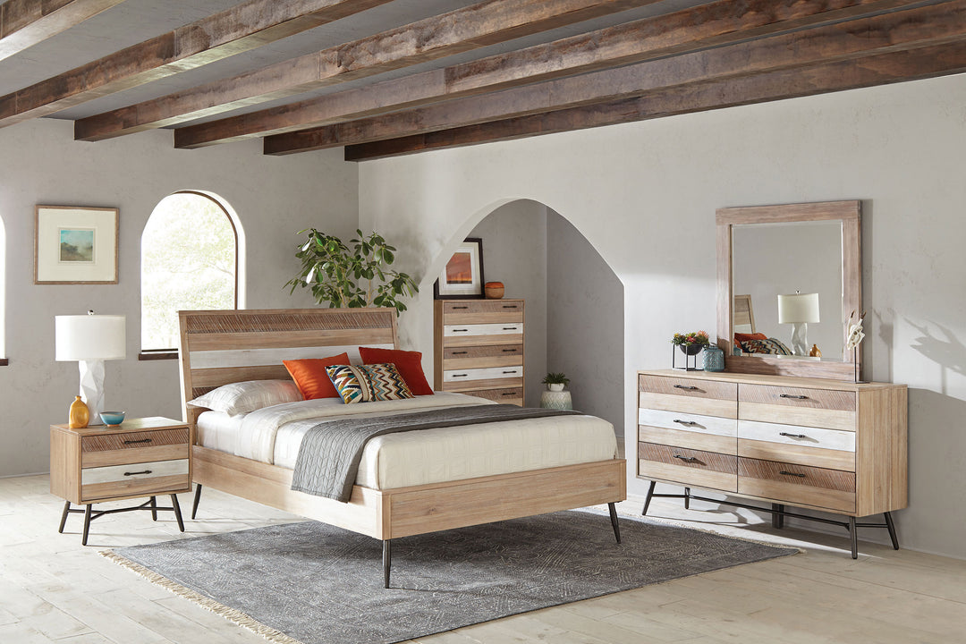 Marlow 5-piece Eastern King Bedroom Set Rough Sawn Multi