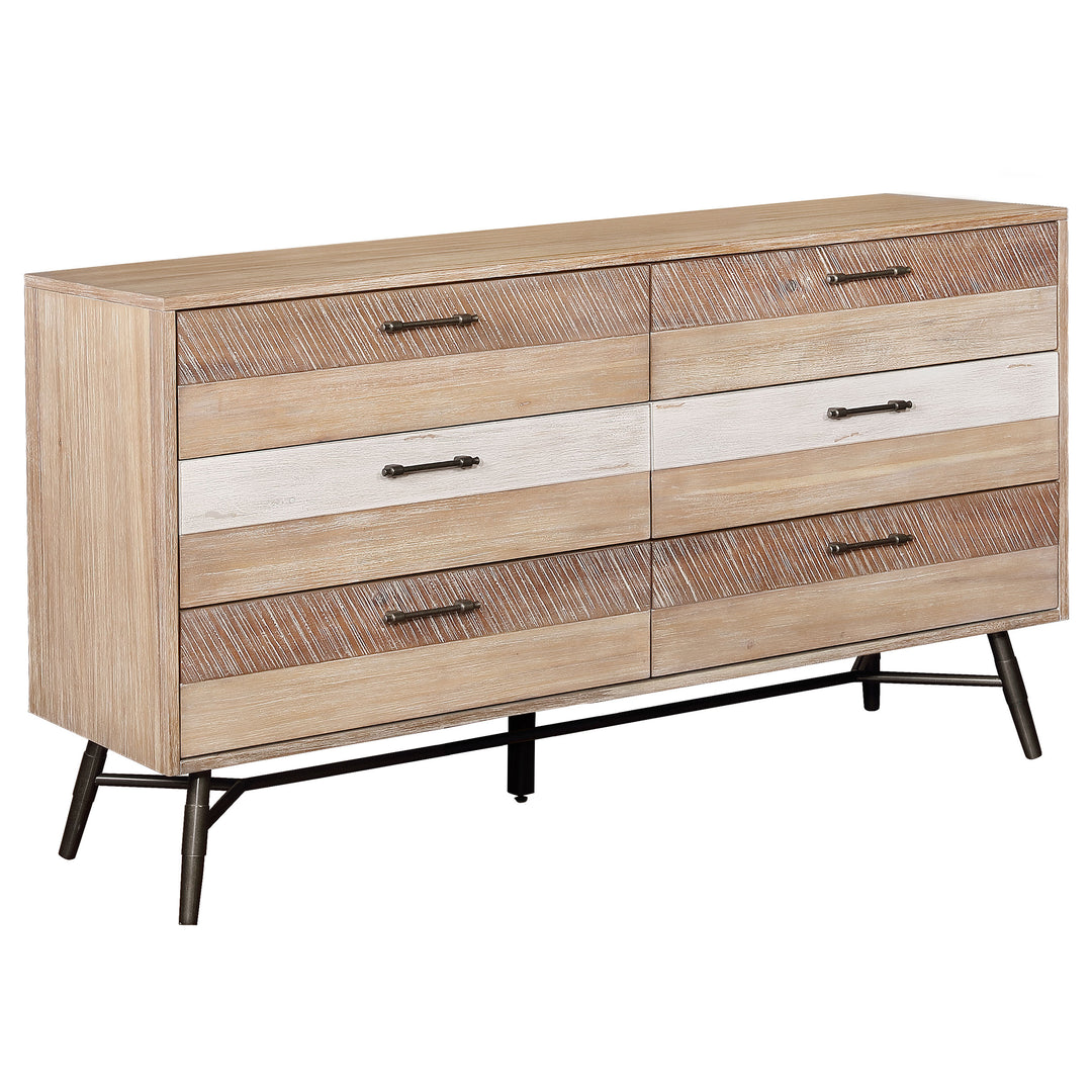 Marlow 5-piece California King Bedroom Set Rough Sawn Multi