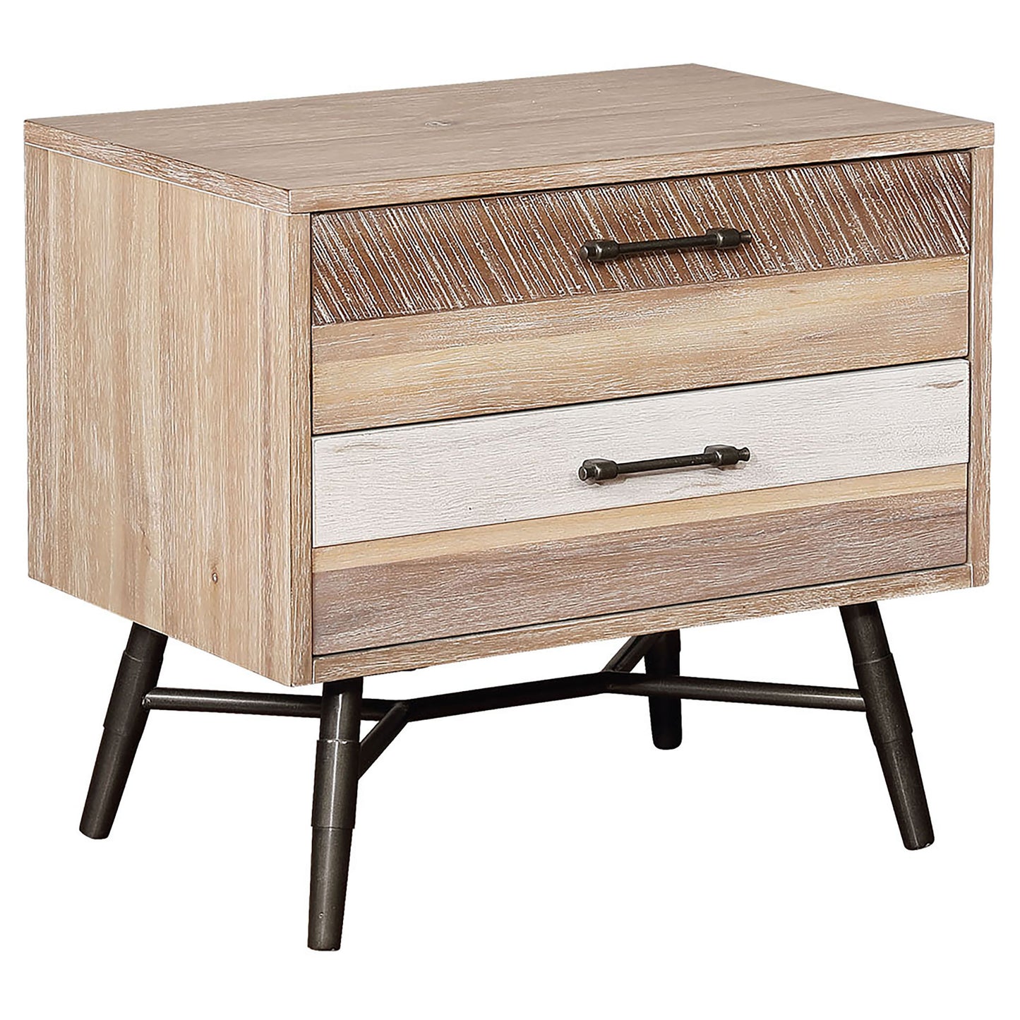 Marlow 2-drawer Nightstand Rough Sawn Multi