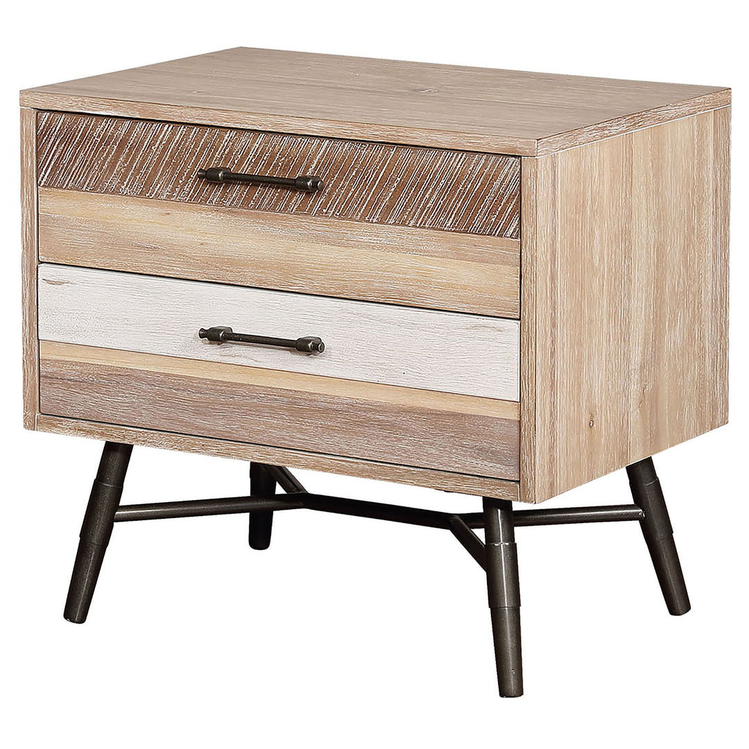 Marlow 2-drawer Nightstand Rough Sawn Multi