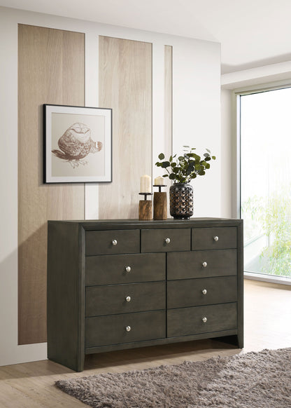 Serenity 9-drawer Dresser Mod Grey