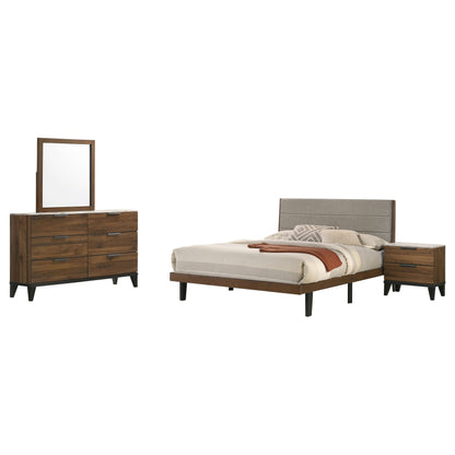 Mays 4-piece Queen Bedroom Set Walnut