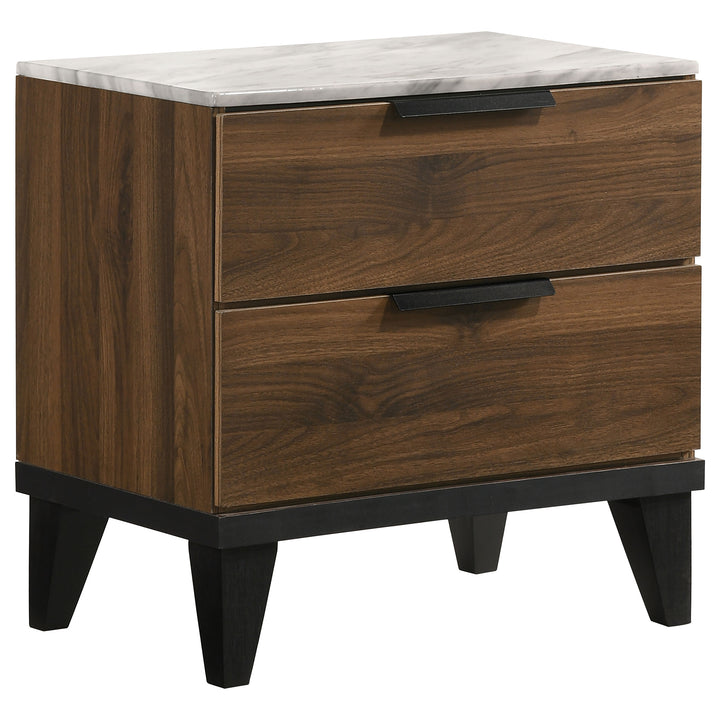 Mays 2-drawer Nightstand Walnut