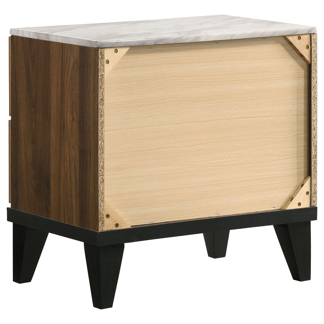 Mays 2-drawer Nightstand Walnut