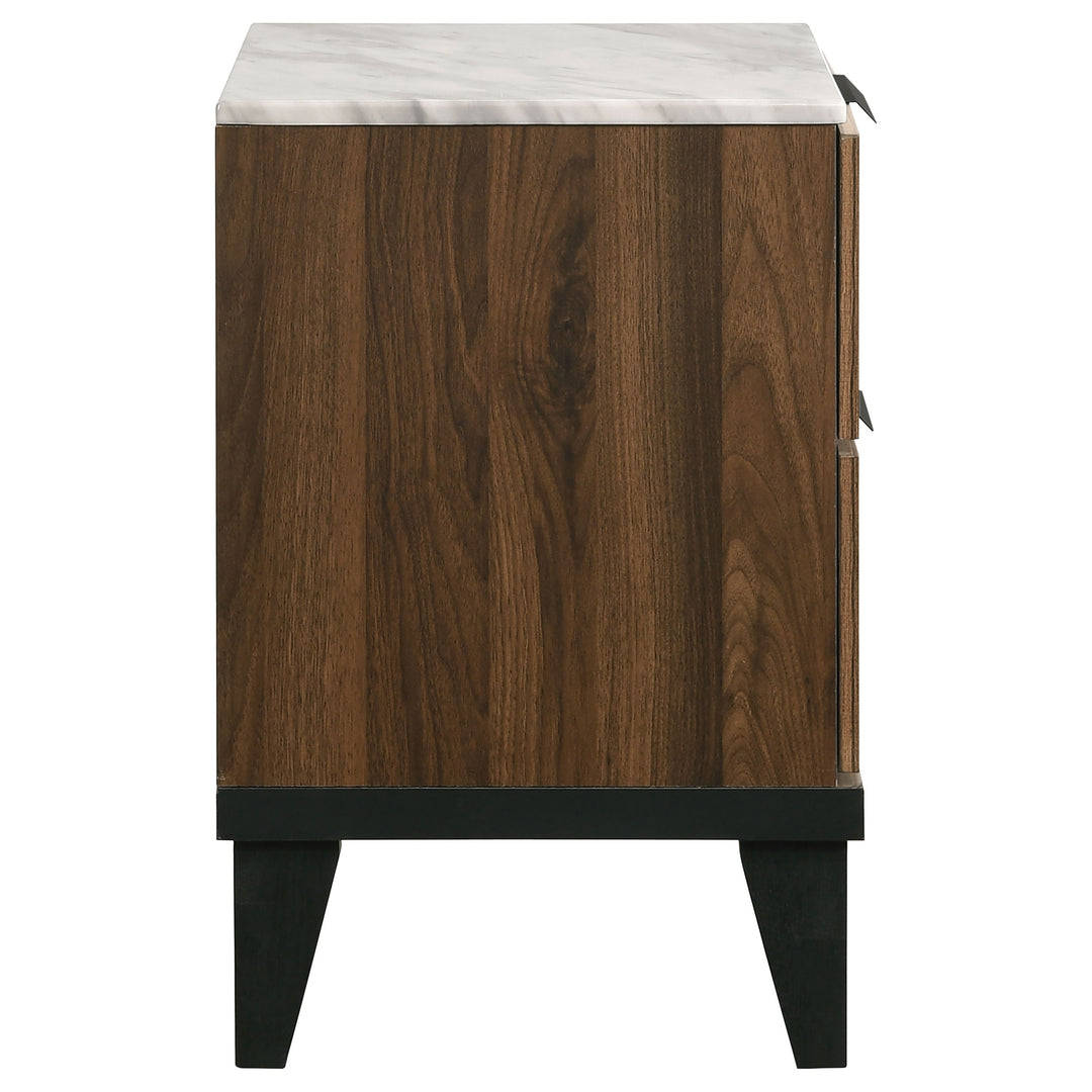 Mays 2-drawer Nightstand Walnut