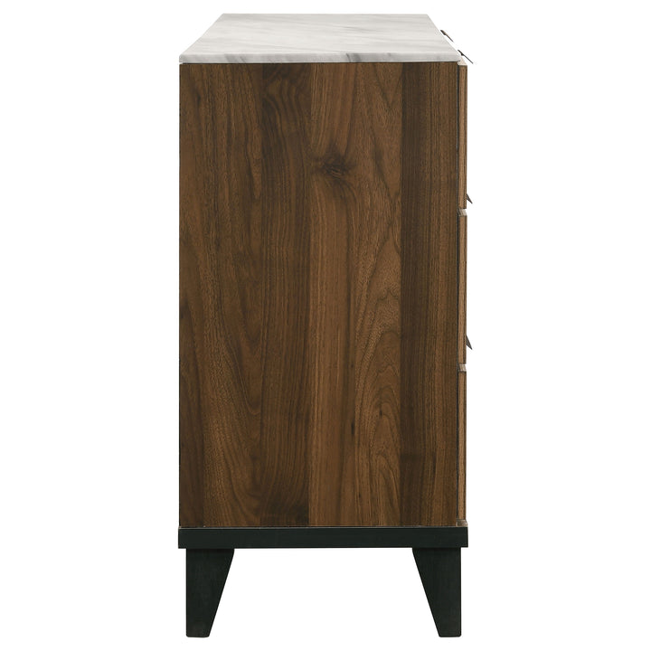 Mays 6-drawer Dresser Walnut