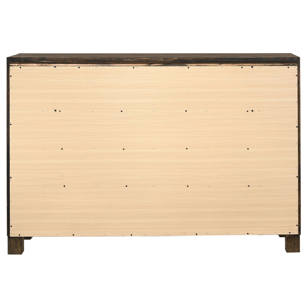 Woodmont 8-drawer Dresser Rustic Golden Brown