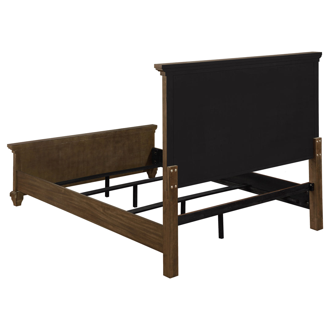 Bennington Wood Eastern King Panel Bed Acacia Brown