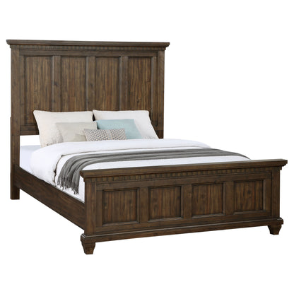 Bennington Wood Queen Panel Bed Acacia Brown