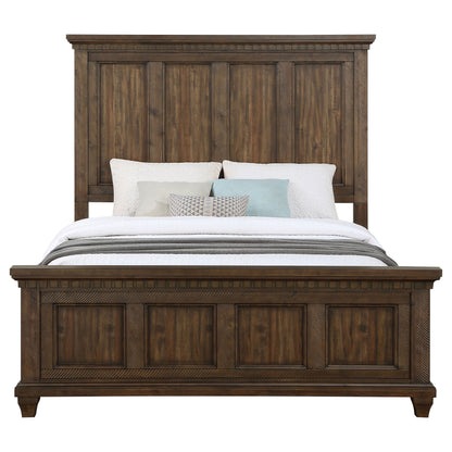 Bennington Wood Queen Panel Bed Acacia Brown