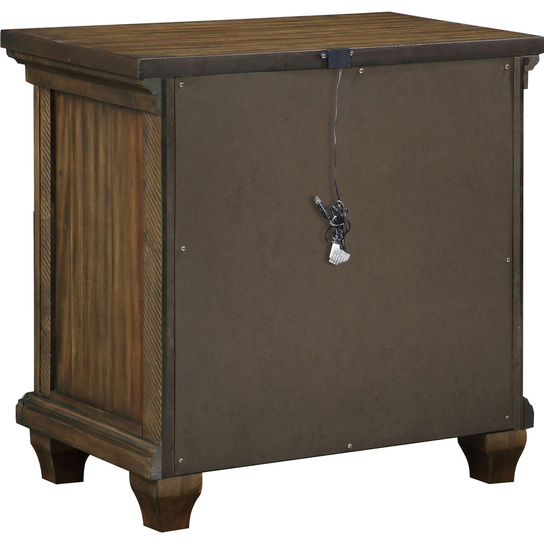 Bennington 2-drawer Nightstand Acacia Brown