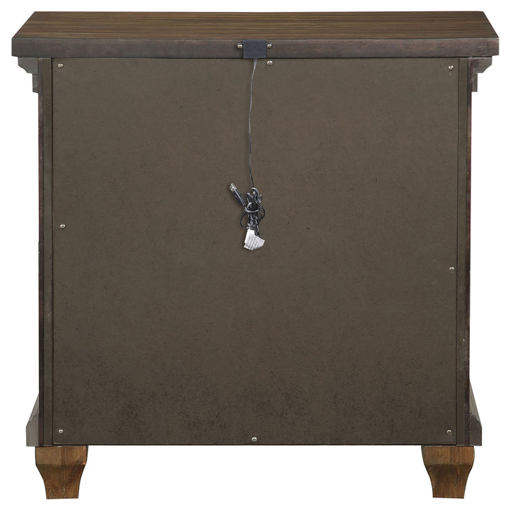 Bennington 2-drawer Nightstand Acacia Brown