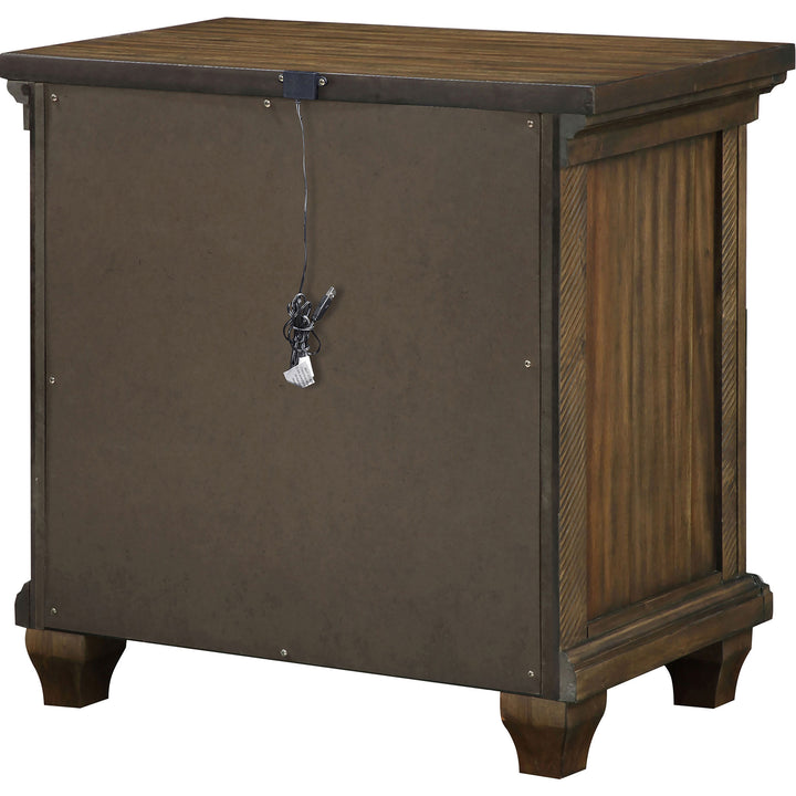 Bennington 2-drawer Nightstand Acacia Brown