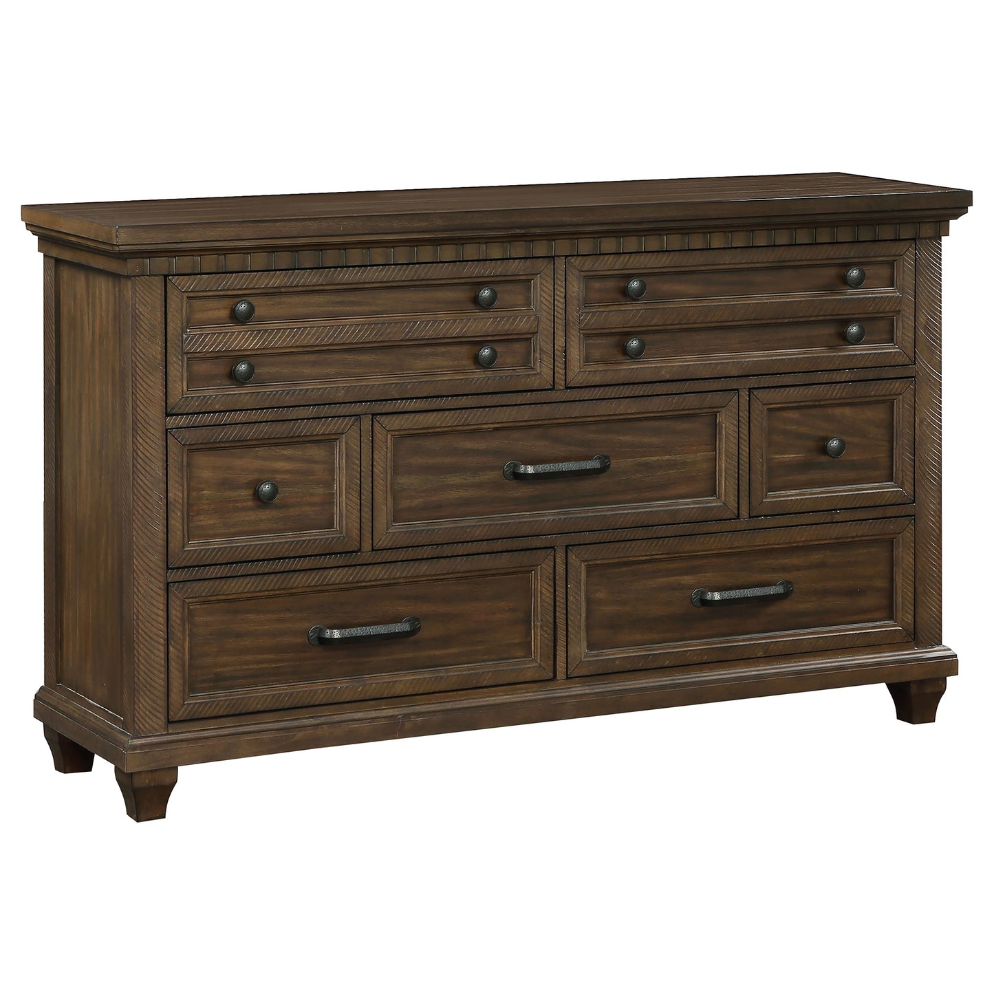 Bennington 7-drawer Dresser Acacia Brown