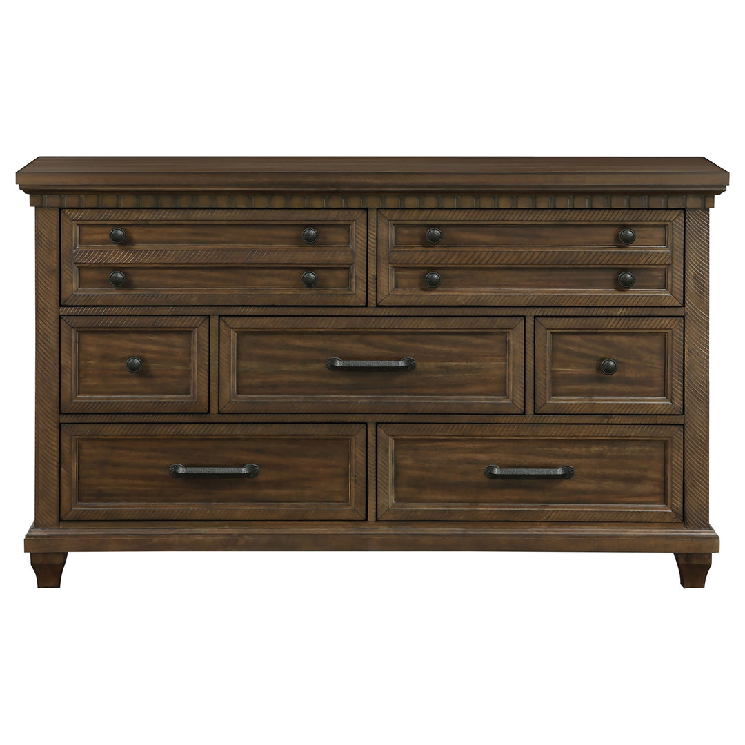 Bennington 7-drawer Dresser Acacia Brown