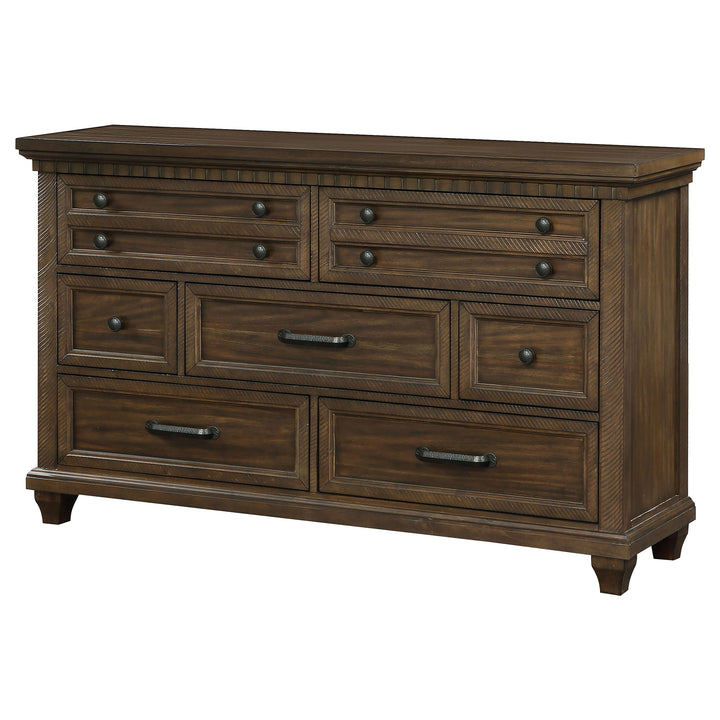 Bennington 7-drawer Dresser Acacia Brown