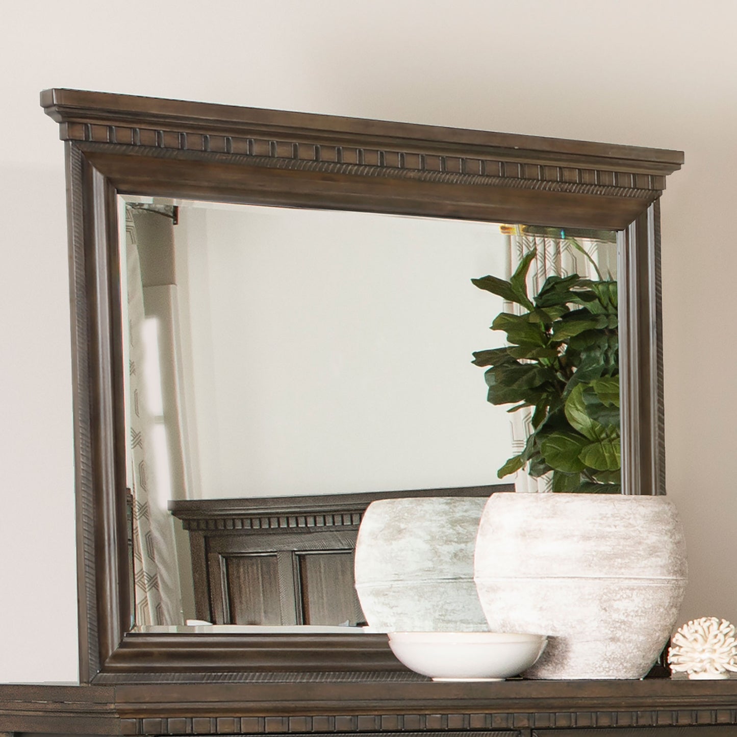 Bennington Dresser Mirror Acacia Brown