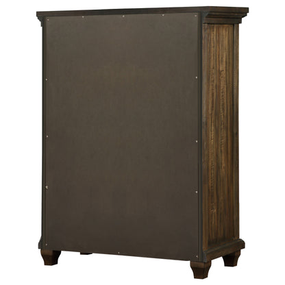 Bennington 5-drawer Bedroom Chest Acacia Brown