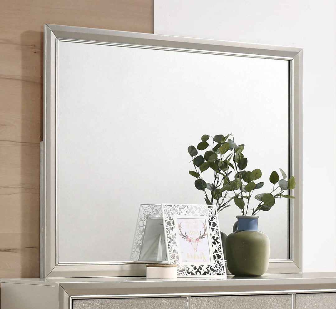 Salford Dresser Mirror Metallic Sterling