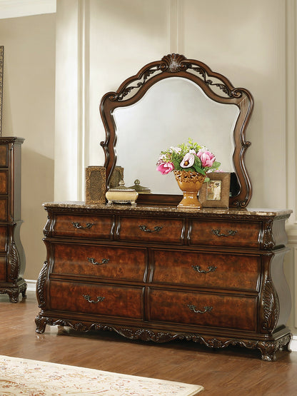 Exeter 7-drawer Dresser Dark Burl