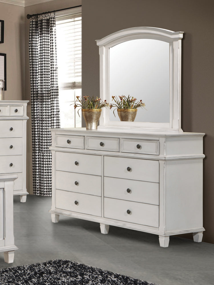 Carolina 9-drawer Dresser Antique White