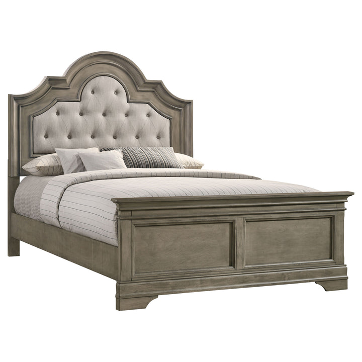 Manchester Wood California King Panel Bed Wheat Brown