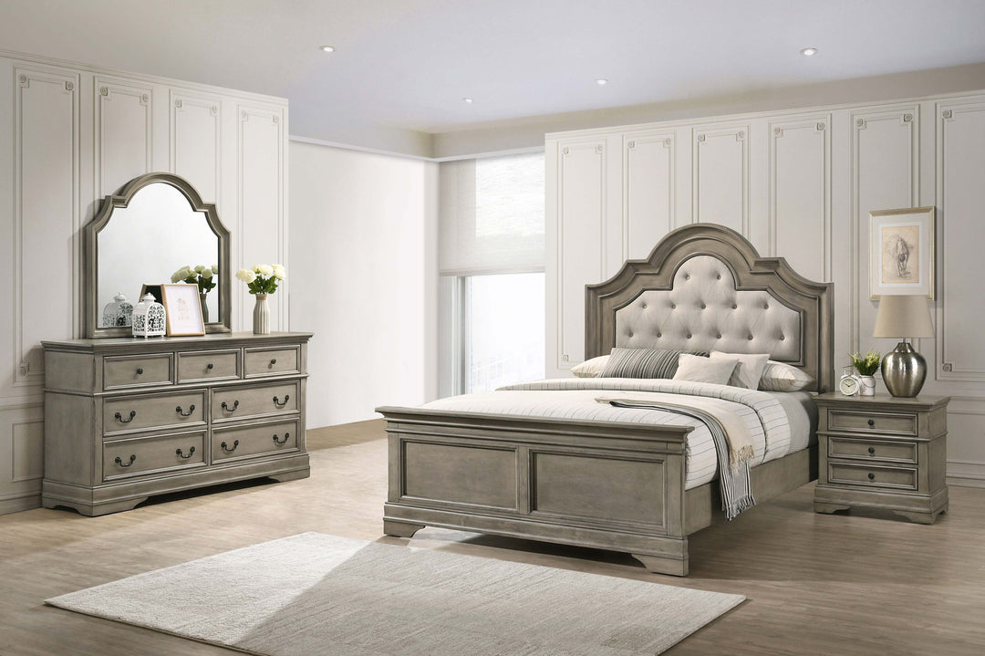 Manchester 4-piece Queen Bedroom Set Wheat Brown