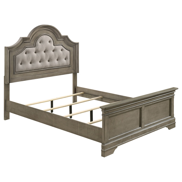 Manchester Wood Queen Panel Bed Wheat Brown