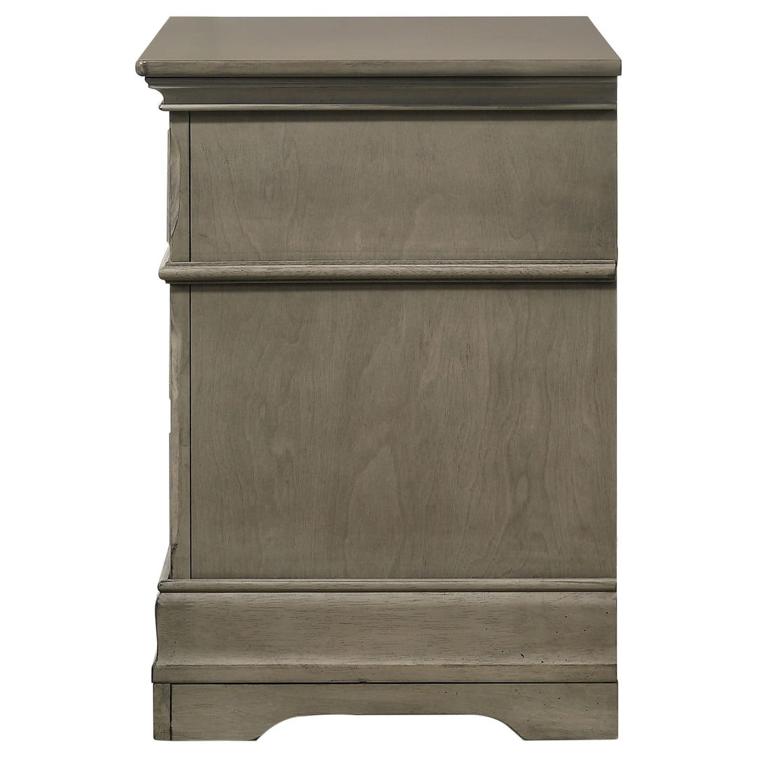 Manchester 3-drawer Nightstand Wheat Brown