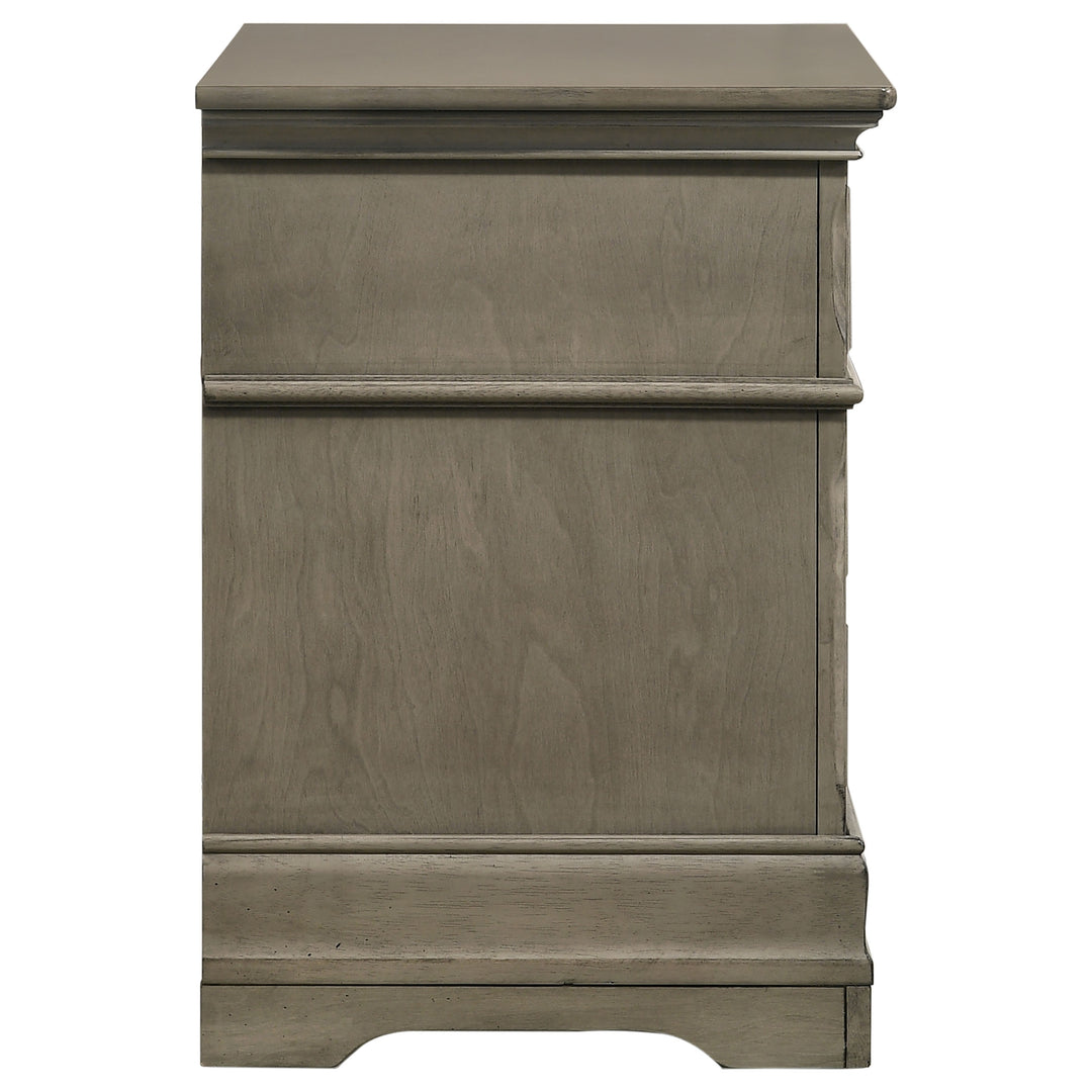 Manchester 3-drawer Nightstand Wheat Brown