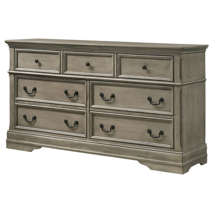 Manchester 7-drawer Dresser Wheat Brown